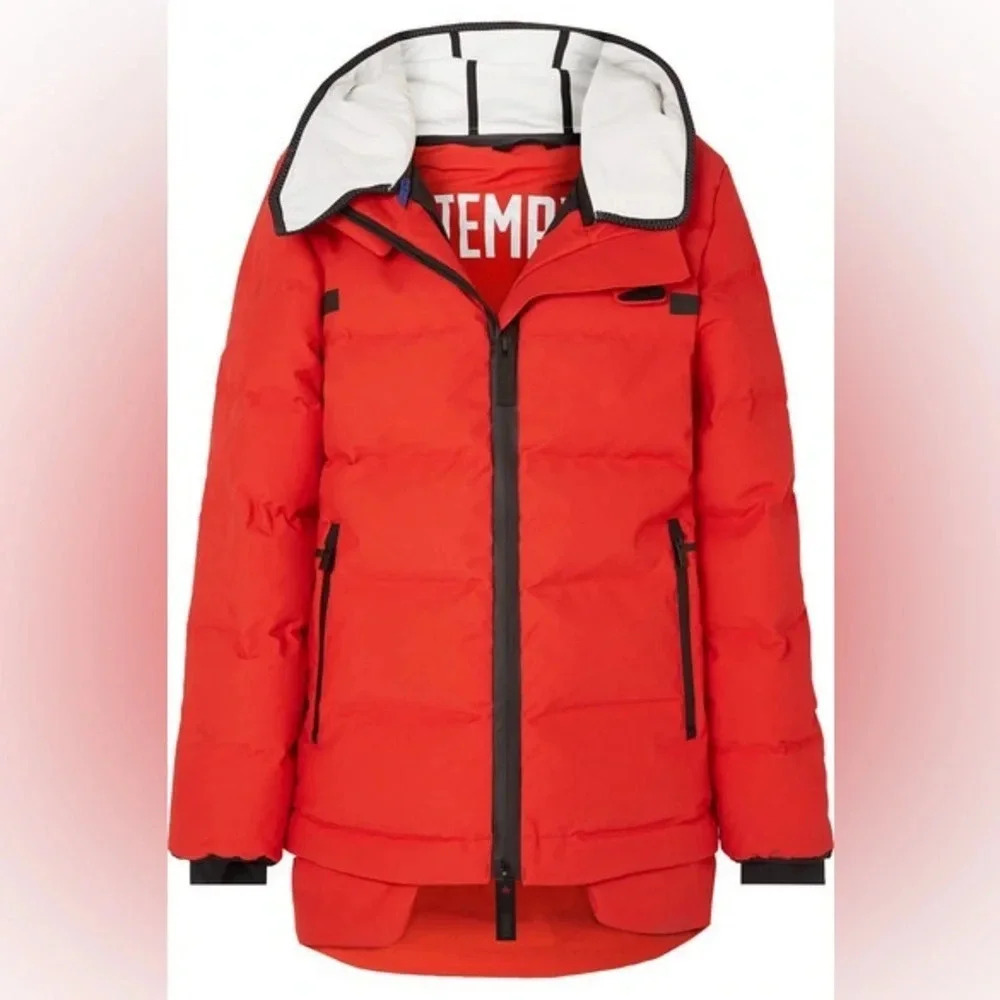Red Women's Ski Jacket - Performance Insulated Snow Coat